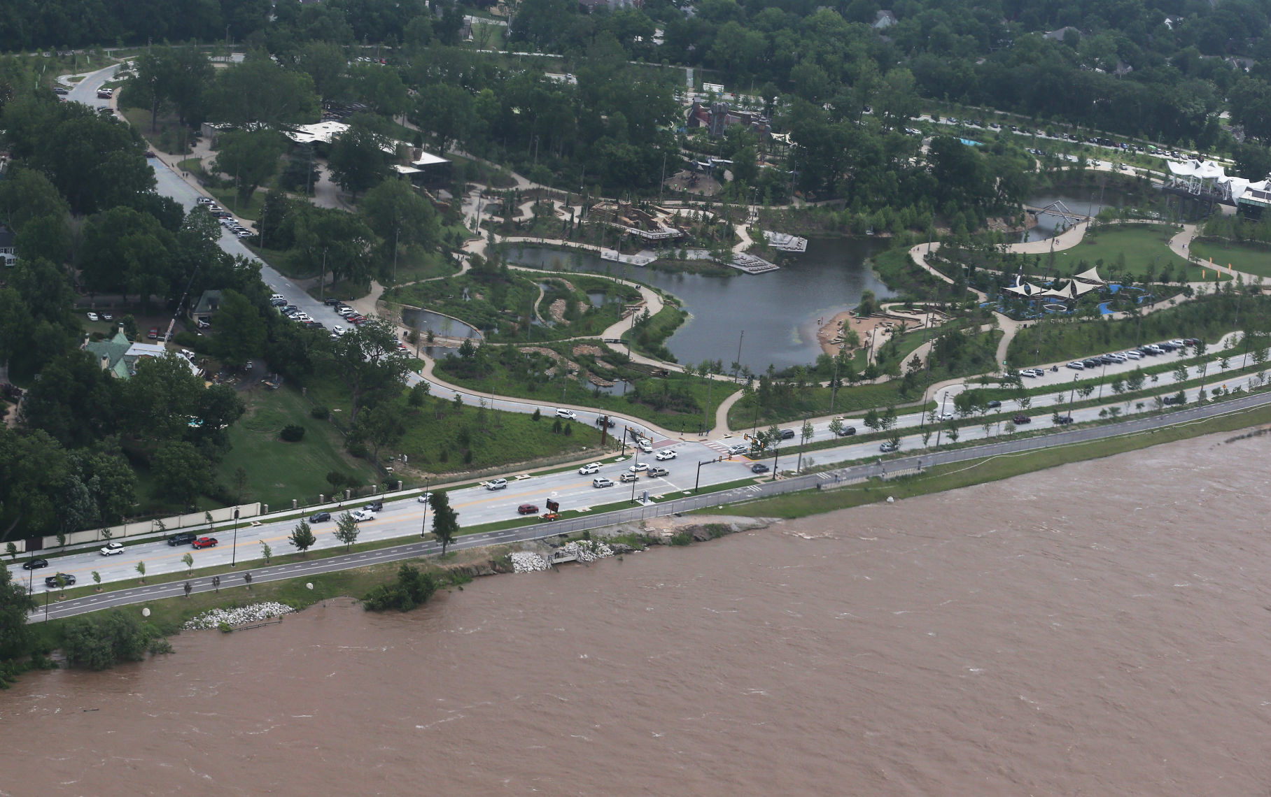 Flooding Aerial